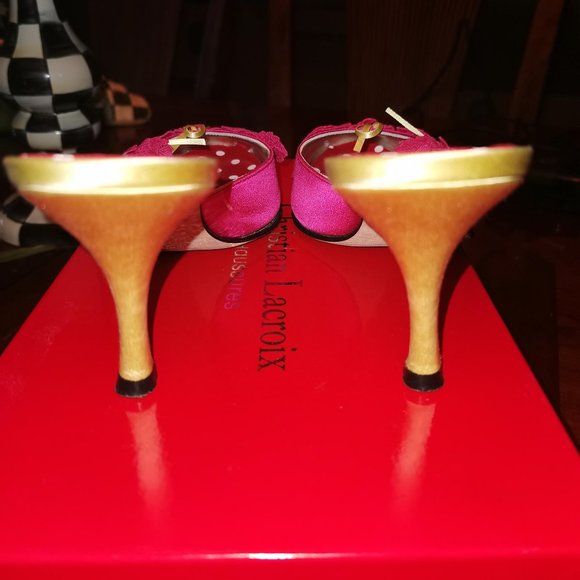 VINTAGE CHRISTIAN LACROIX SHOES - Picture 4 of 6